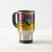 Mug De Voyage Conception magnifiée par cadeaux de cellules de (Devant gauche)