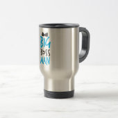 Mug De Voyage Conception NP d'homme de patron (Devant droit)