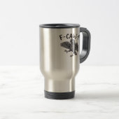 Mug De Voyage Conception propre minimale F Caw F (Devant droit)
