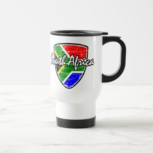 Mug De Voyage Conception sud-africaine de drapeau (Droite)