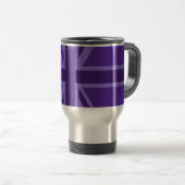 Mug De Voyage Conception Union Jack violette (Devant droit)