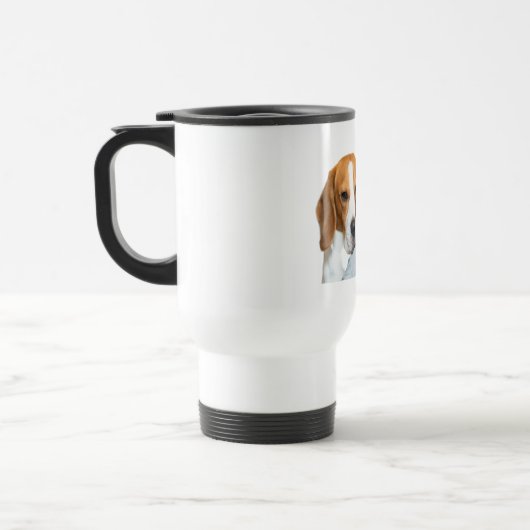Mug De Voyage Concevez votre propre bébé et animal de compagnie (Gauche)