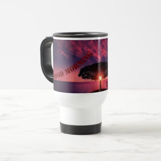 Mug De Voyage Concevoir des cafés (Devant gauche)