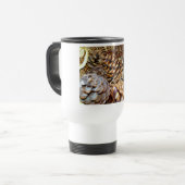 Mug De Voyage Cônes de pin, Musique de voyage (Devant gauche)