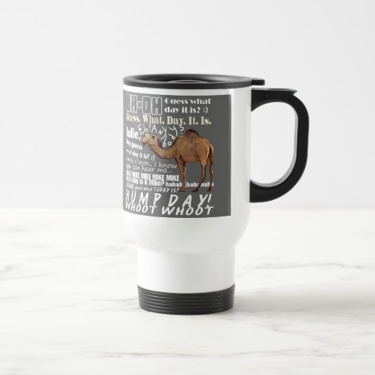 Mug De Voyage Conjecture de chameau quel jour (Droite)