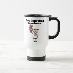 Mug De Voyage Connaisseuse de décoration de gâteaux féminine