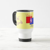 Mug De Voyage Connexion amitié : (Devant gauche)