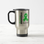 Mug De Voyage Conscience 5 de la maladie de Lyme (Gauche)