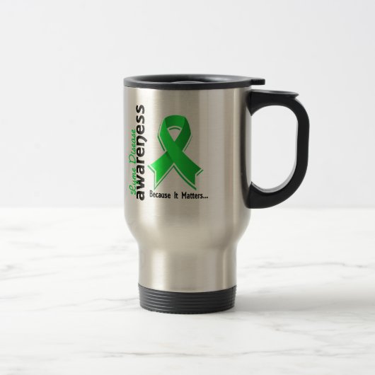 Mug De Voyage Conscience 5 de la maladie de Lyme (Droit)