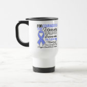 Mug De Voyage Conscience de cancer de l'estomac de soutien (Gauche)