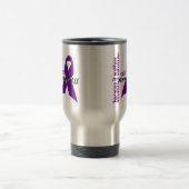 Mug De Voyage Conscience de la maladie d'Alzheimers (Centre)