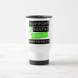Mug De Voyage Conscience de santé mentale de soutien