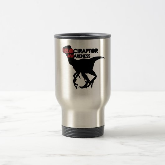 Mug De Voyage conscience du vélocirapeur (Centre)