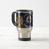 Mug De Voyage Constellation Primitive Géométrique Abstraite (Devant gauche)