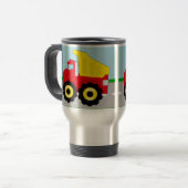 Mug De Voyage Construction Dumptruck d'enfants (Devant gauche)