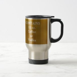 Mug De Voyage Contient 15 onces. Café ou vodka