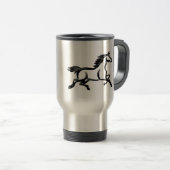 Mug De Voyage Contour de cheval (Devant droit)