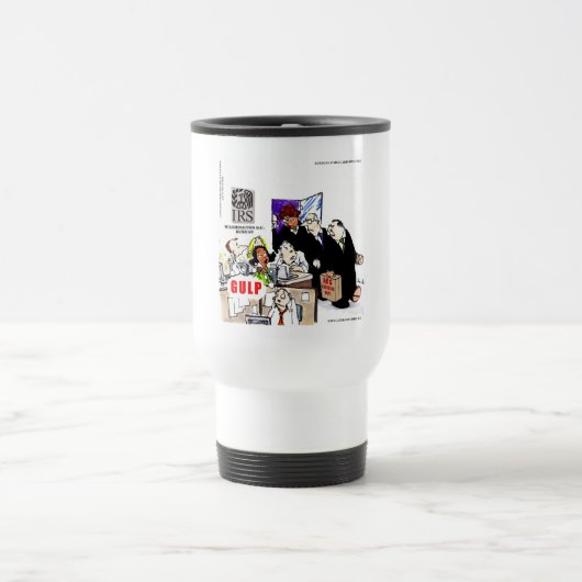 Mug De Voyage Contrôle fiscal de l'IRS drôle (Centre)