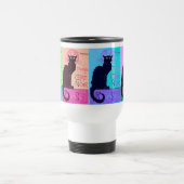 Mug De Voyage Conversations Noir (chats noirs) (Centre)