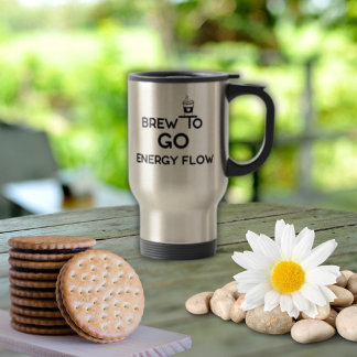 Mug De Voyage Cool élégant brasser pour aller flux d'énergie Voy