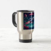 Mug De Voyage Cool/futuriste la Saint Valentin (Devant gauche)