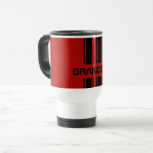 Cool Personnalisé Rouge Et Noir Course Auto Strips