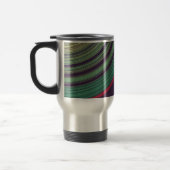 Mug De Voyage Cool Retro Abstract Record Grooves Pattern (Gauche)