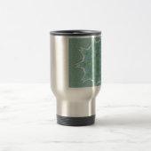 Mug De Voyage Cool vert motif floral (Centre)