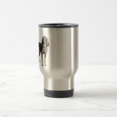 Mug De Voyage Coon Hound américain noir et feu (Centre)