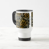 Mug De Voyage Copie animale de motif de guépard (Devant gauche)