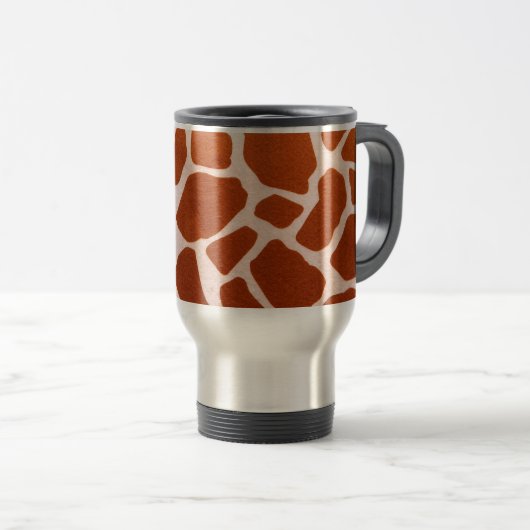 Mug De Voyage Copie sauvage de girafe (Devant droit)