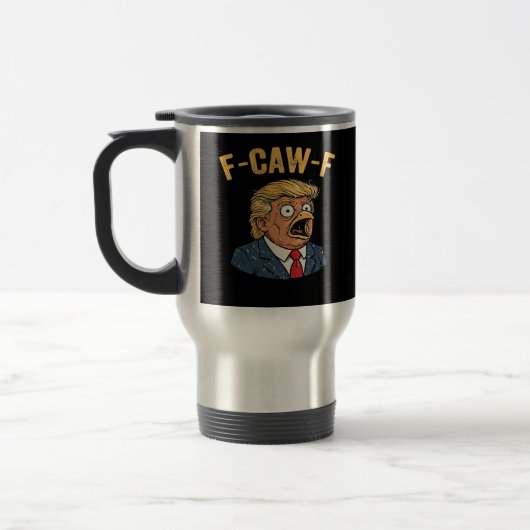 Mug De Voyage Coq F-Caw-F Tr-ump (Gauche)