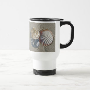 Mug De Voyage Coquillages sur la plage Coordonnateurs