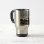 Mug De Voyage Corail et vagues (Devant gauche)