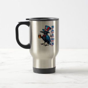 Mug De Voyage Corbeau, F-Caw-F Oiseau Drôle Créatif Décontracté