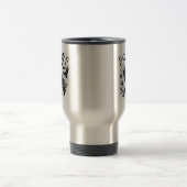 Mug De Voyage Corbeau Rétro Drôle F-Caw-F (Centre)