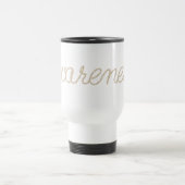 Mug De Voyage Corde de SENSIBILISATION Texte sur fond blanc (Centre)