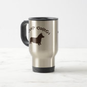 Mug De Voyage Corgi de camp (Devant gauche)