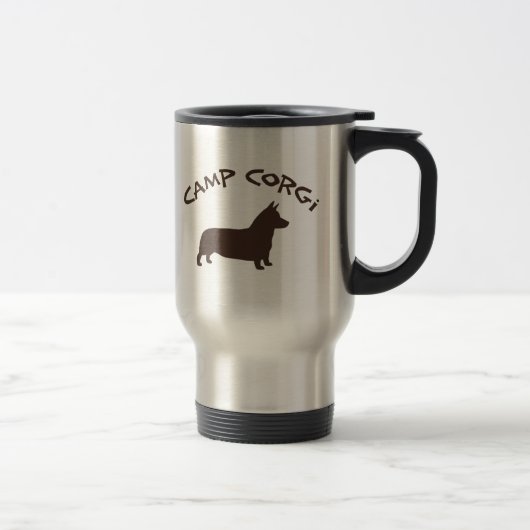 Mug De Voyage Corgi de camp (Droit)