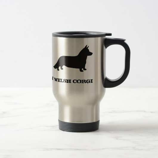 Mug De Voyage Corgi de Gallois de cardigan (Droit)