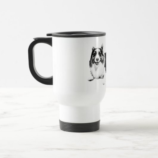 Mug De Voyage Corgi Easygoing Route (Gauche)