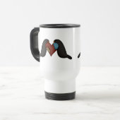 Mug De Voyage Corneilles dans l'amour (Devant gauche)