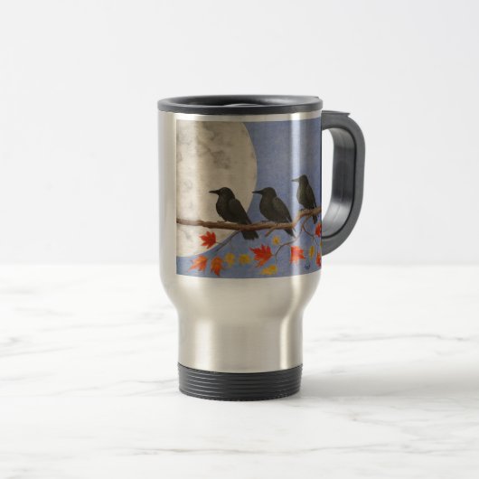 Mug De Voyage Corneilles moissonneuses (Devant droit)