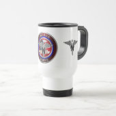 Mug De Voyage Corps des infirmières de l'armée (Devant droit)