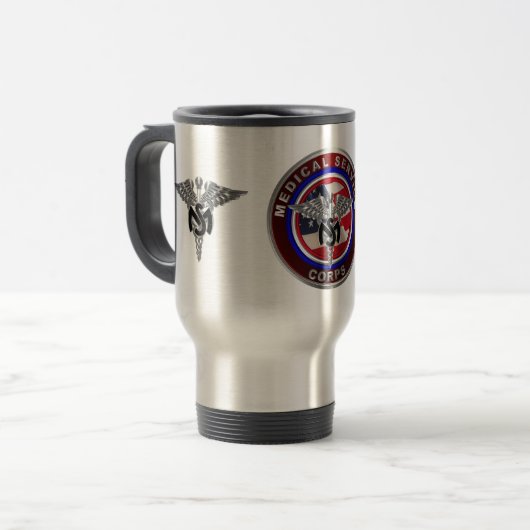 Mug De Voyage Corps du service de santé (Devant gauche)