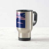 Mug De Voyage Corvette pourpre (Devant droit)