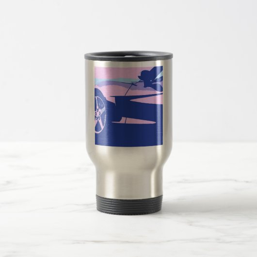 Mug De Voyage Corvette pourpre (Centre)