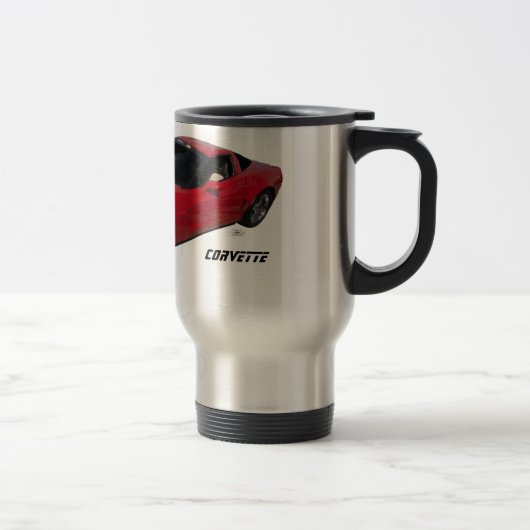 Mug De Voyage Corvette rouge (Droit)