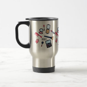 Mug De Voyage Cosmétique / maquillage illustration