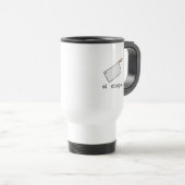 Mug De Voyage Côtelette-o d'EL drôle (Devant droit)